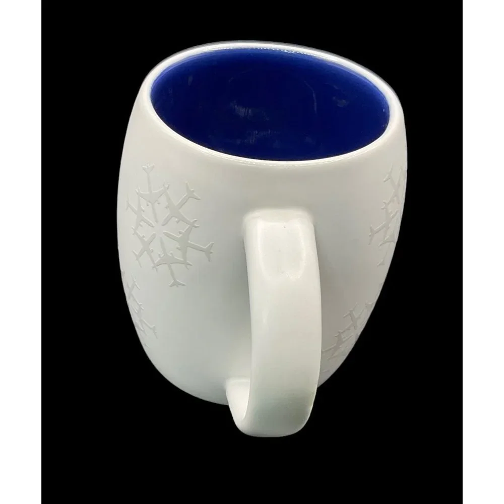 Coffee‎ Mug With Jets Shaped Into Snow Flakes 12 oz